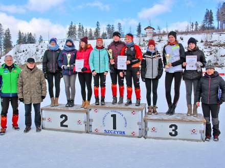 Podium Igrzyska Młodzieży Szkolnej Dziewczęta