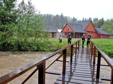 Olza w okolicach Amfiteatru Pod Skocznią