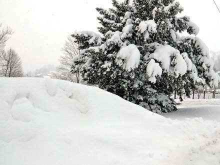 Śnieg w Istebnej