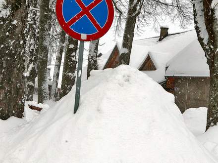 Śnieg w Istebnej