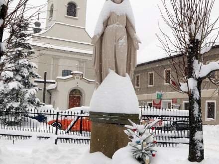 Śnieg w Istebnej