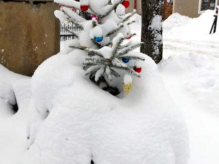 Śnieg w Istebnej