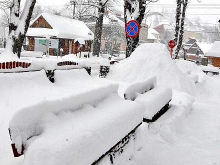 Śnieg w Istebnej