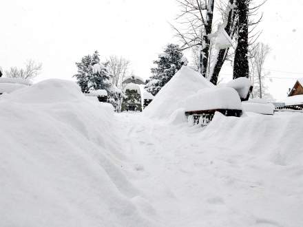 Śnieg w Istebnej