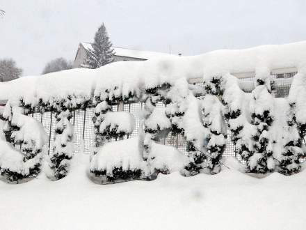 Śnieg w Istebnej