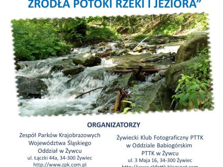 Plakat - zaproszenie do wzięcia udziału w konkursie fotograficznym "Magia Beskidów"