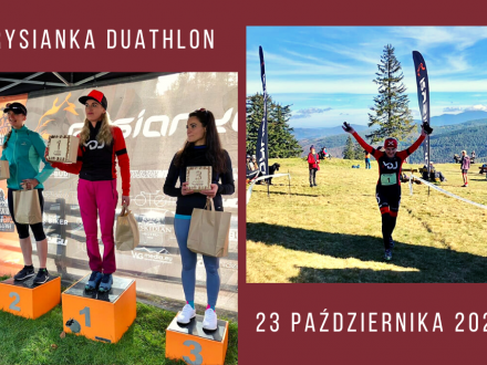 Anna Kaczmarzyk na podium i na mecie