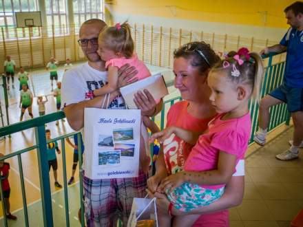 Ewelinka Pilch z rodzicami i siostrą