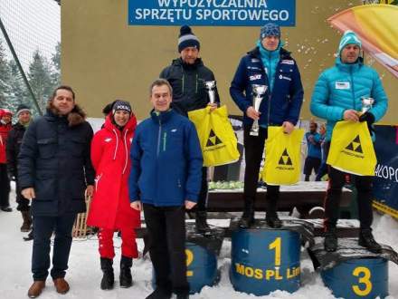 Piotr Michałek (1 miejsce) i Grzegorz Legierski (3 miejsce) na podium w Zalesiu