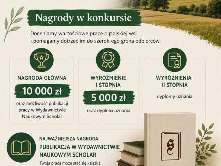 Plakat informacyjny Polska Wieś