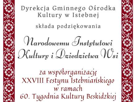 Podziękowania