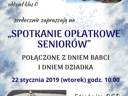 Spotkanie Opłatkowe w Istebnej - plakat