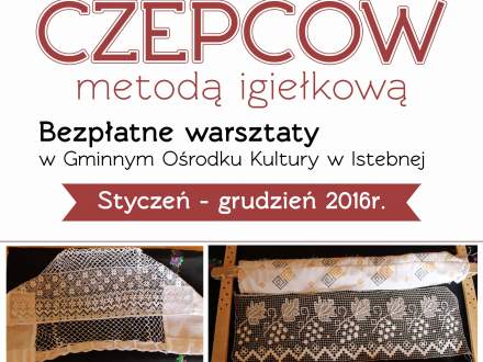 Plakat warsztatów wykonywania czepców