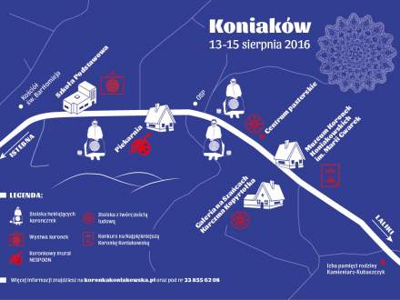 Mapa Dni Koronki