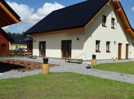 Zewnętrzny widok domku