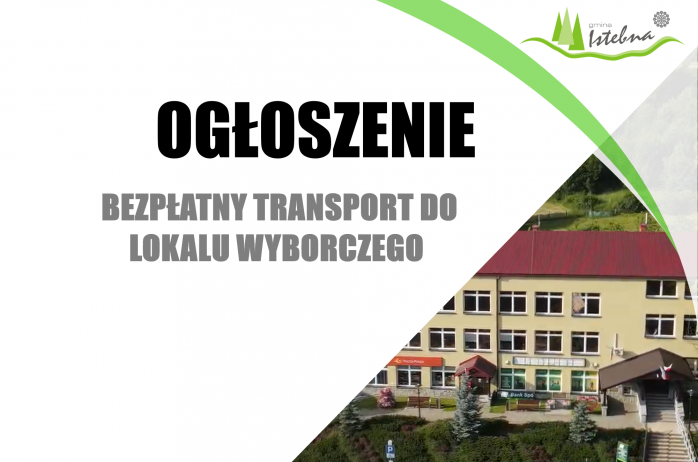 Bezpłatny transport do lokalu wyborczego