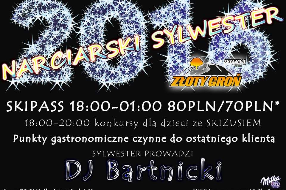 Sylwester w Ośrodku Narciarskim Złoty Groń