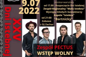 Fragment plakatu ze zdjęciem zespołu Pectus