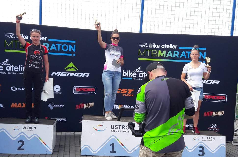 Anna Kaczmarzyk na podium