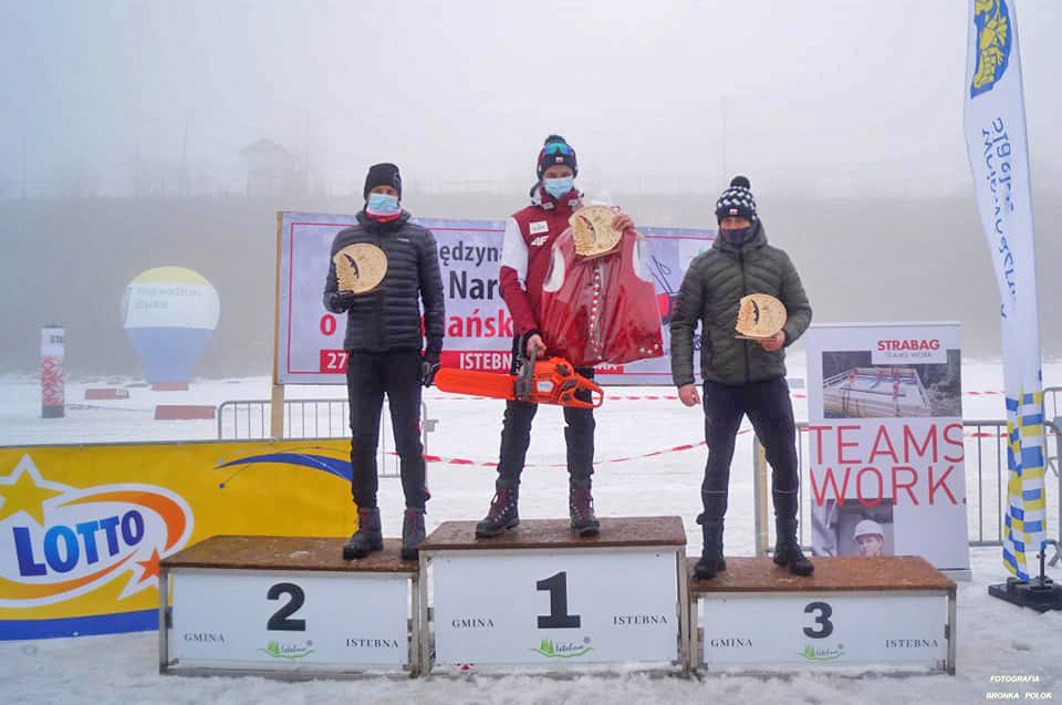 Na najwyższym stopniu podium Łukasz Gazurek