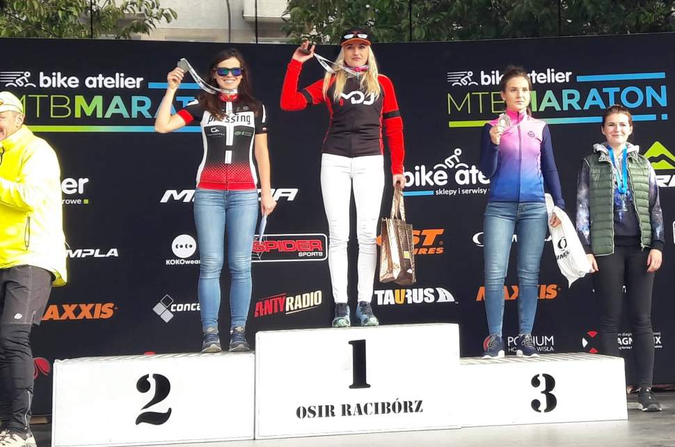 Anna Kaczmarzyk na podium - miejsce 1