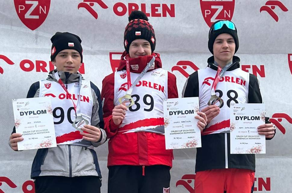 Kacper (w środku) i Adam (z prawej)