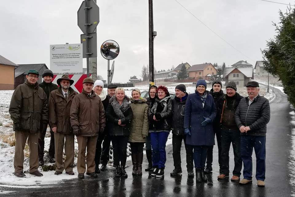 Odbiór dróg gminnych wyremontowanych w ramach współpracy Nadleśnictwa Wisła i Gminy Istebna