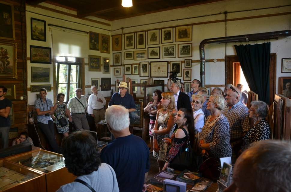 Wernisaż wystawy w muzeum na Andziołówce