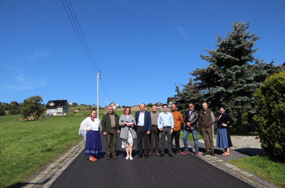 Otwarcie wyremontowanej drogi Łacki - Czadeczka