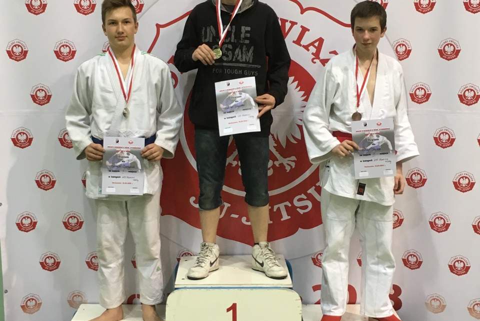 Bartosz Baczyński na II miejscu podium