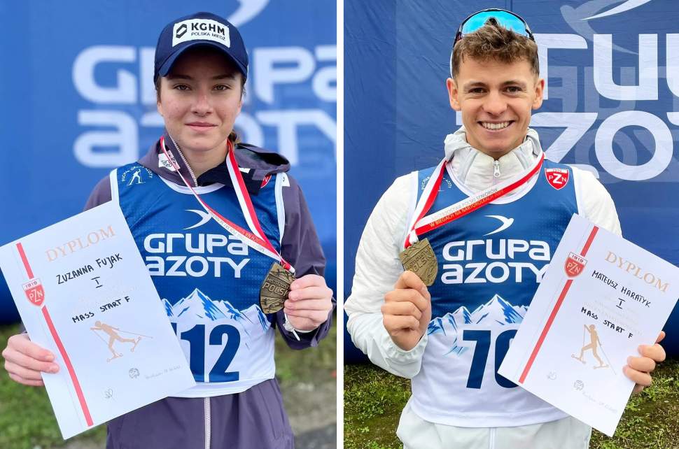 Zuzanna Fujak i Mateusz Haratyk (foto: PZN facebook)