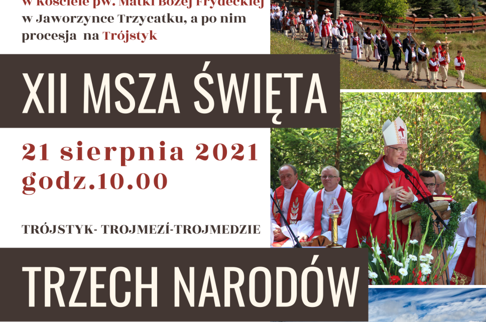 Fragment plakatu XII Msza Święta Trzech Narodów