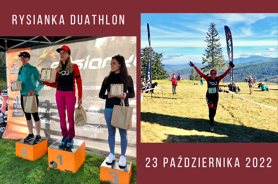 Anna Kaczmarzyk na podium i na mecie