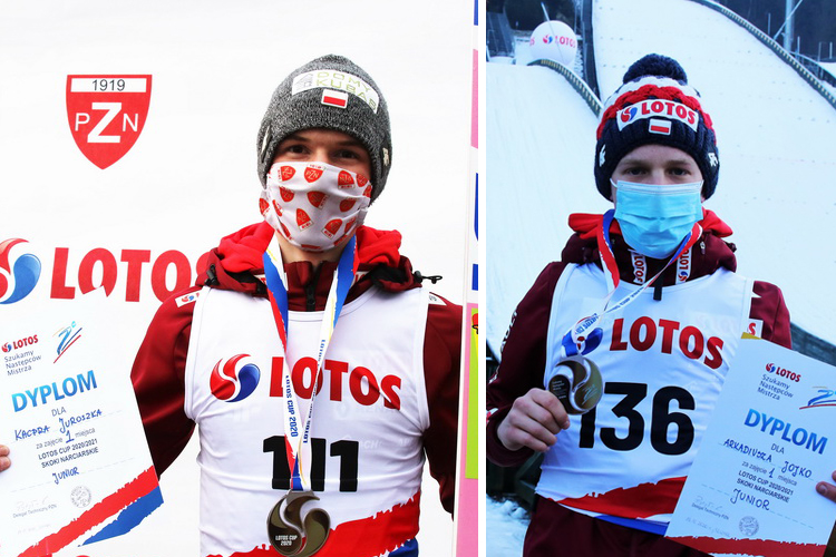 Kacper Juroszek (z lewej) i Arkadiusz Jojko (foto: Anna Karczewska PZN)