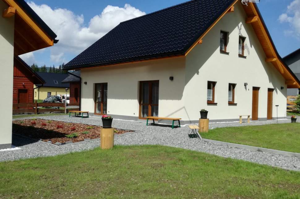 Zewnętrzny widok domku