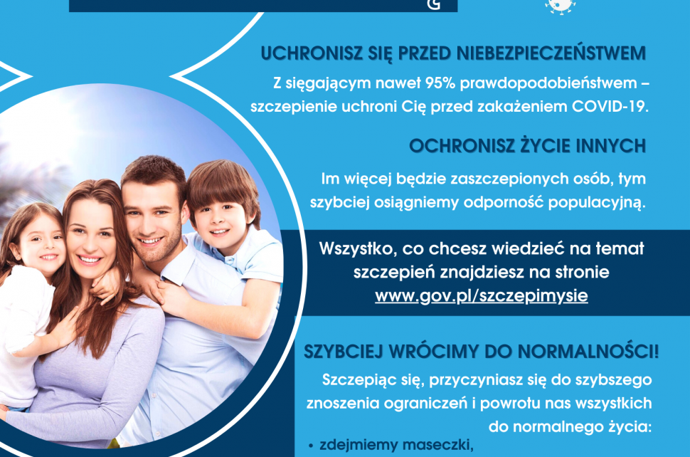 plakat informacyjny w sprawie COVID-19