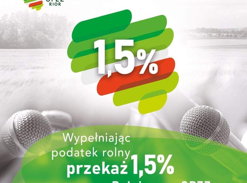 Informacja w sprawie przekazania 1,5% podatku