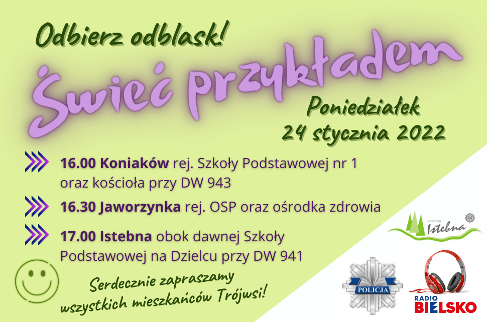 Akcja Świeć przykładem w Gminie Istebna